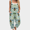 Bequeme Bedruckte Latzhose
