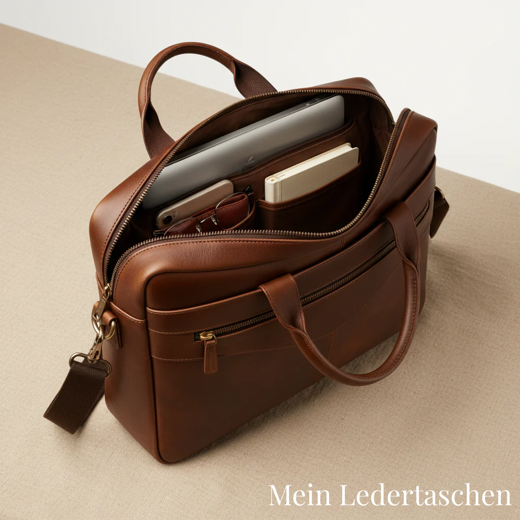 Anthony Leder-Aktentasche