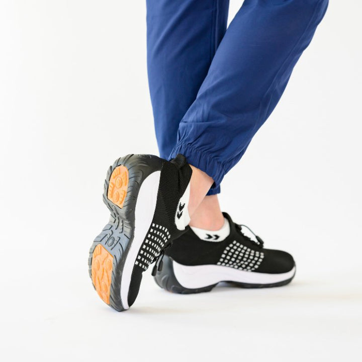 Ortho Stretch Comfort Schoenen - Zwart Wit